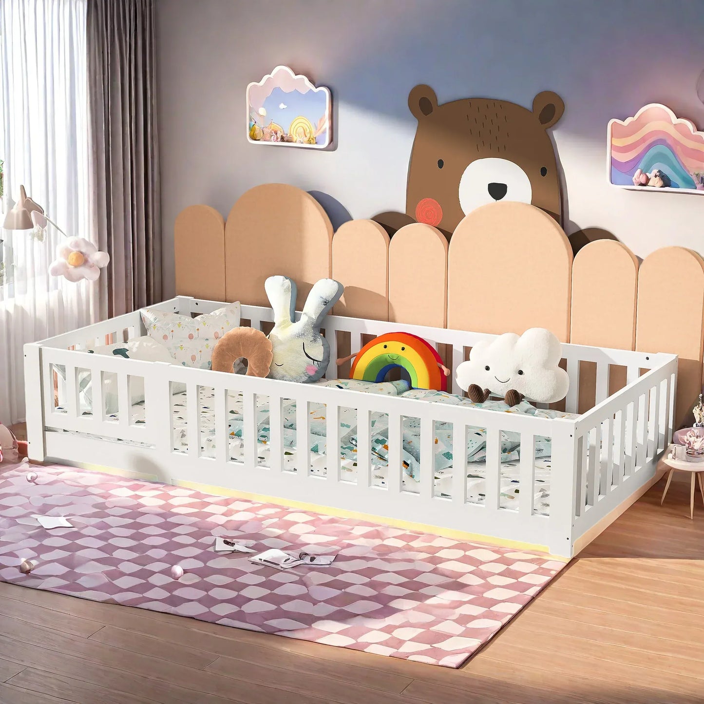 Lit au sol en bois - Enfant - Mon Cocon