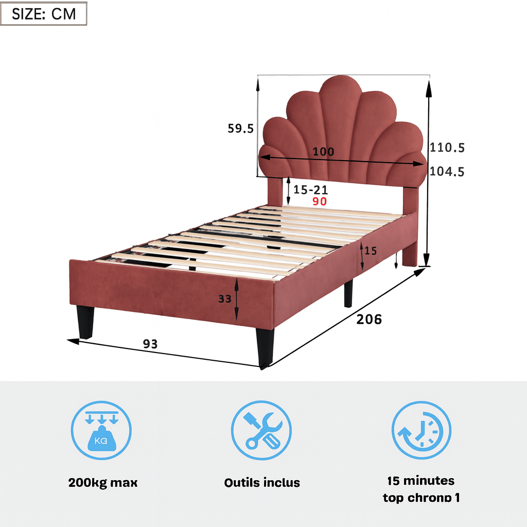 Lit enfant - Coquillage