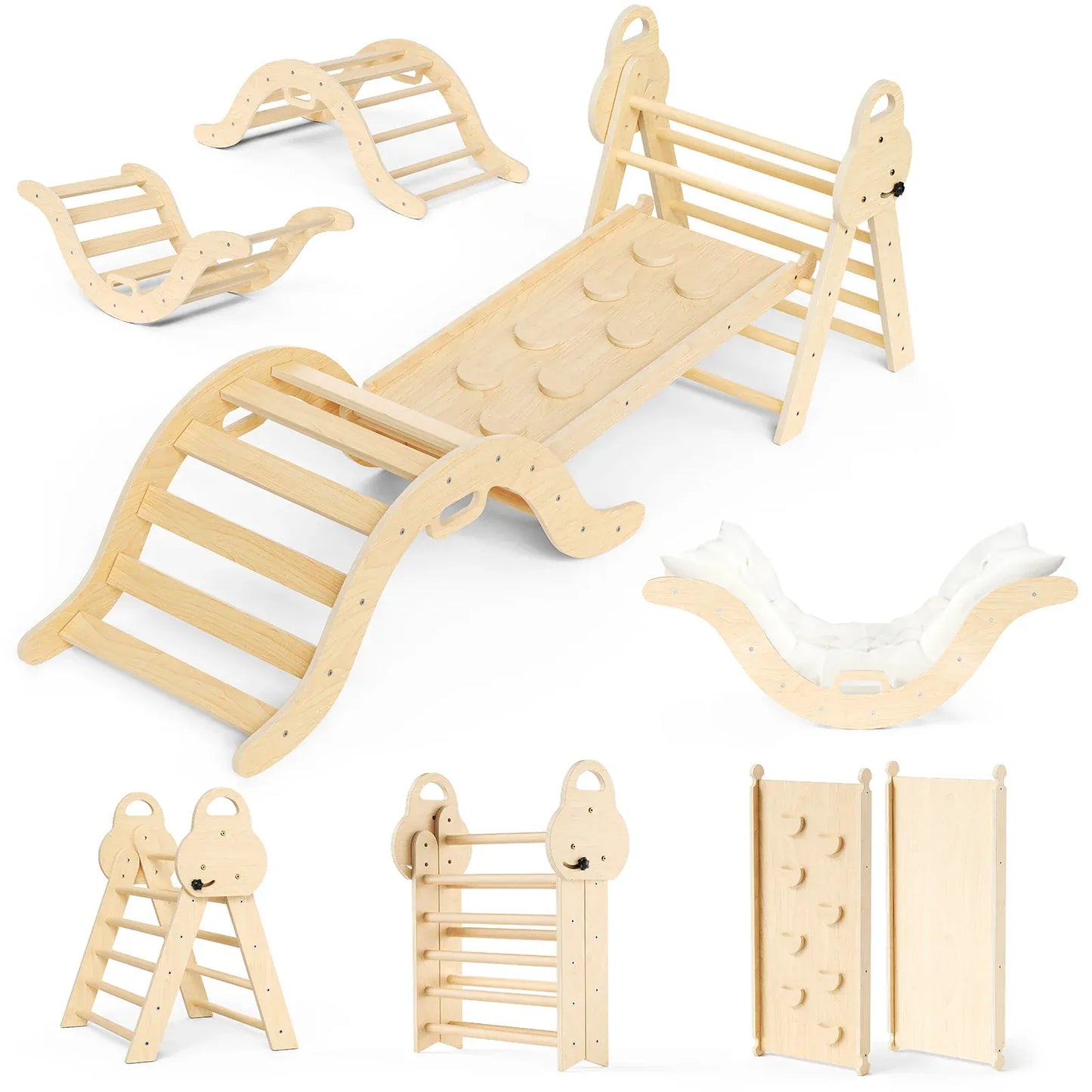 Arche montessori en bois - 7 en 1