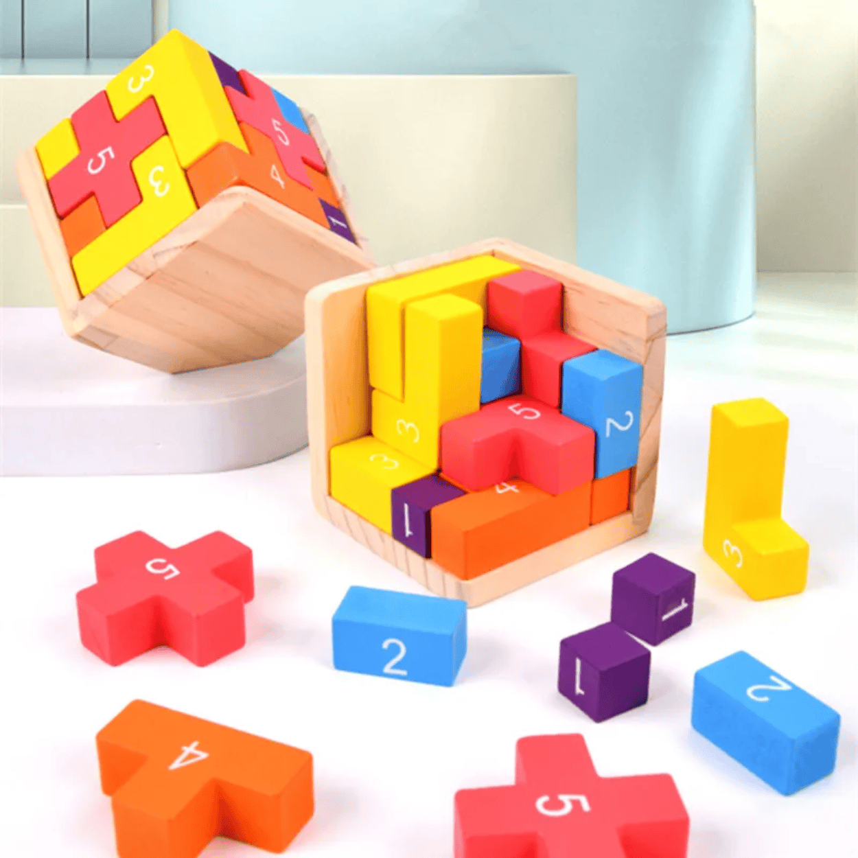 Puzzle Cube 3D Montessori