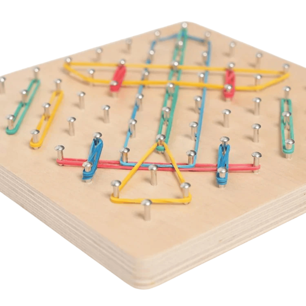 Tableau géométrique en bois Montessori