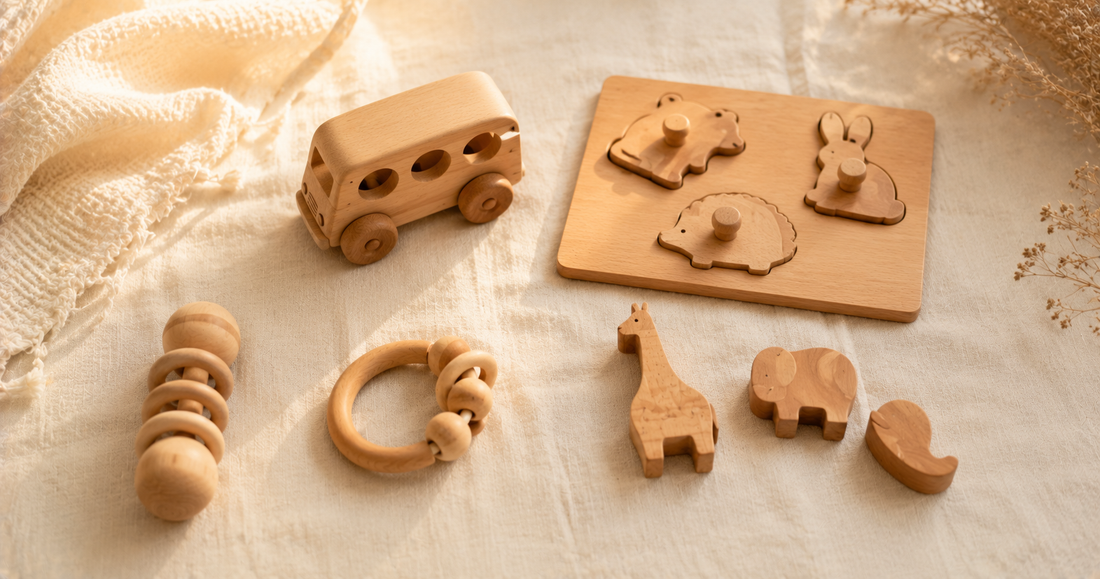 Sélection de matériel Montessori pas cher à moins de 30€ - jouets en bois naturel