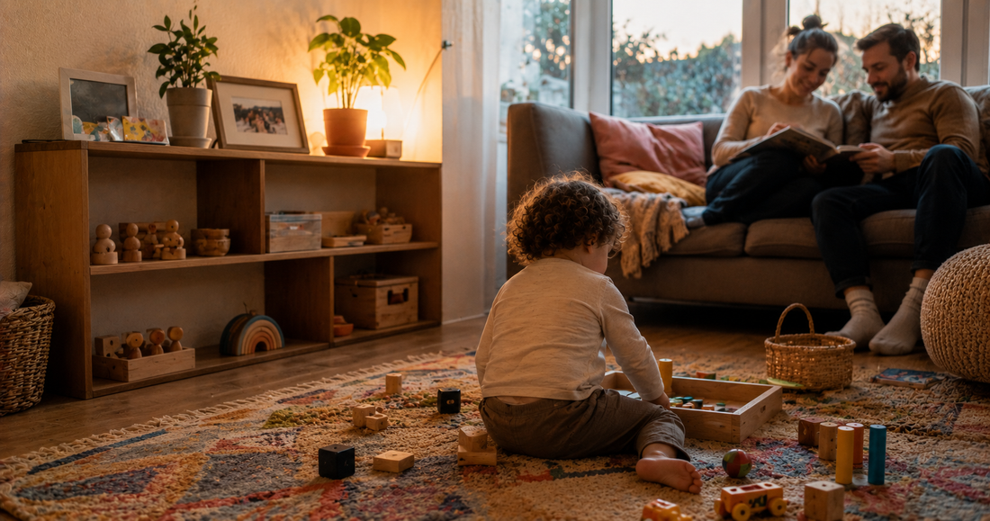 Espace de vie Montessori à la maison authentique et chaleureux pour famille