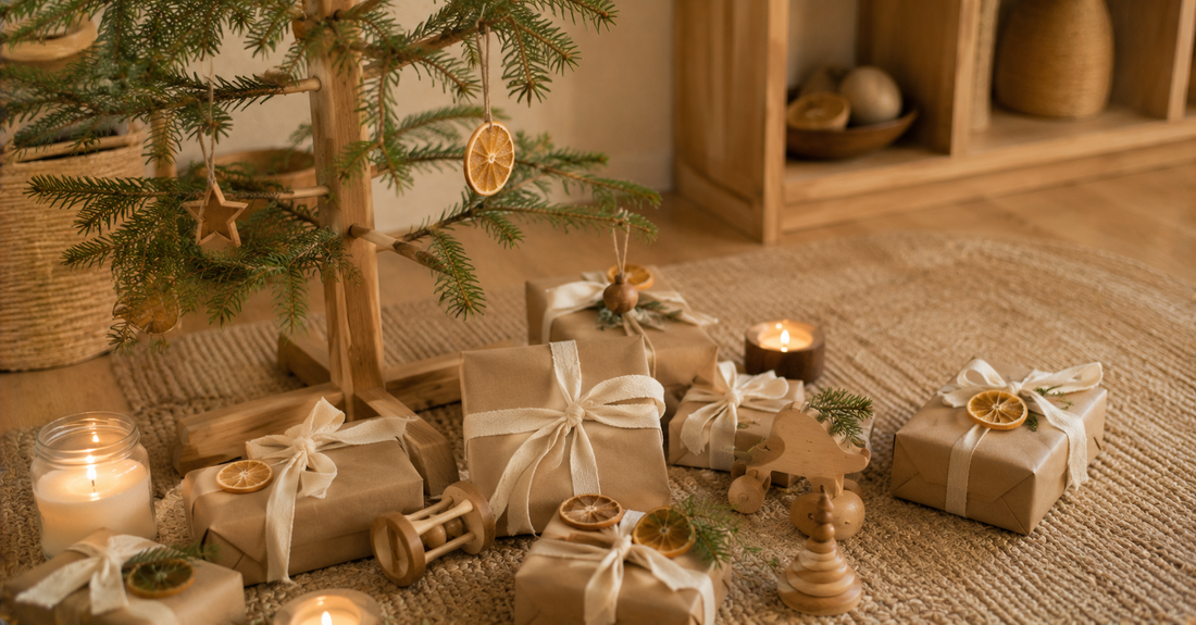 Cadeaux Montessori pour Noël - jouets en bois naturel sous le sapin pour enfant 0-6 ans