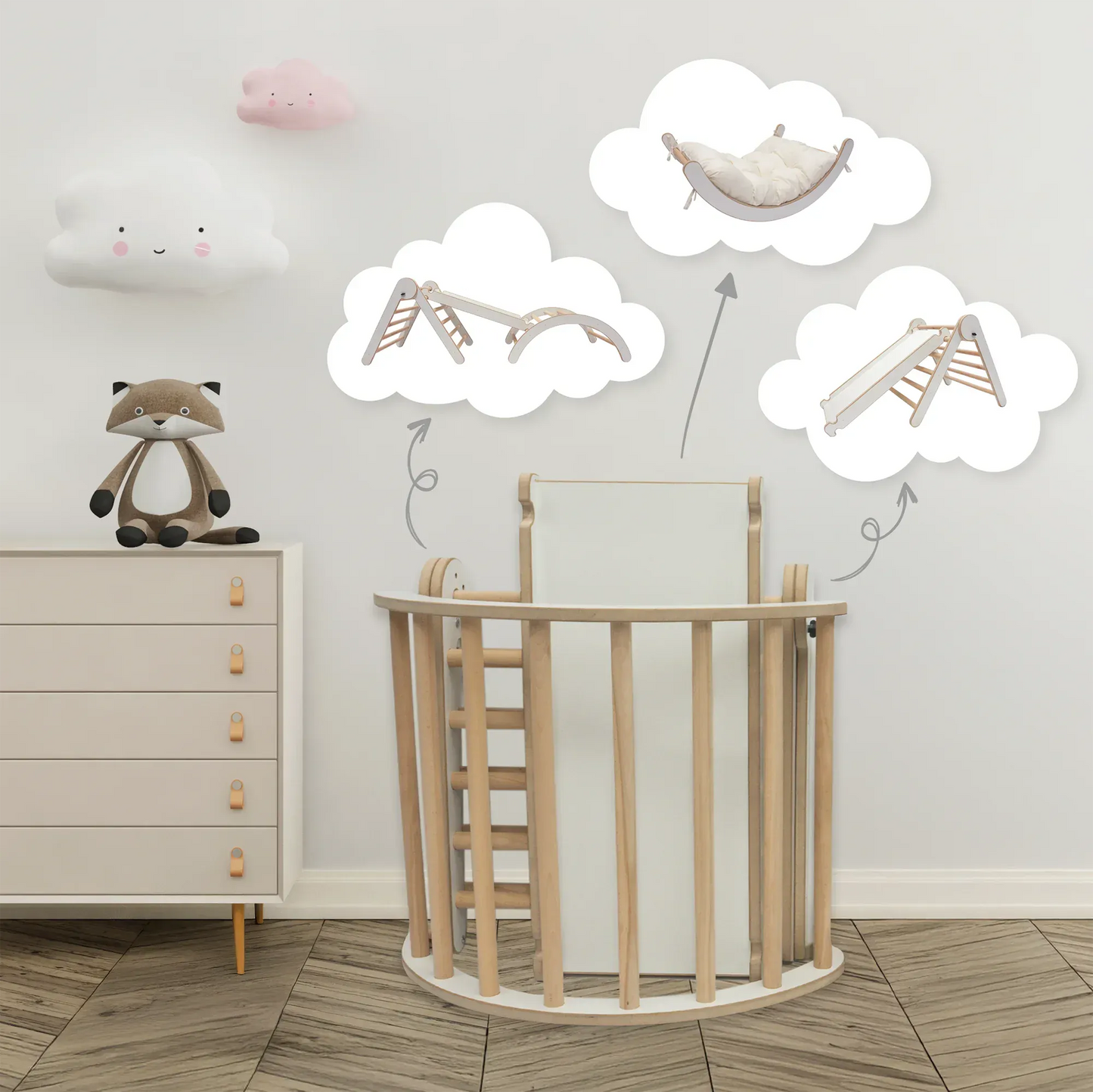 Arche montessori - Modulable en bois