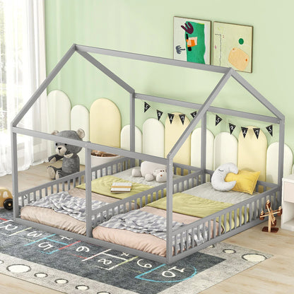Lit cabane 2 en 1 - Enfant
