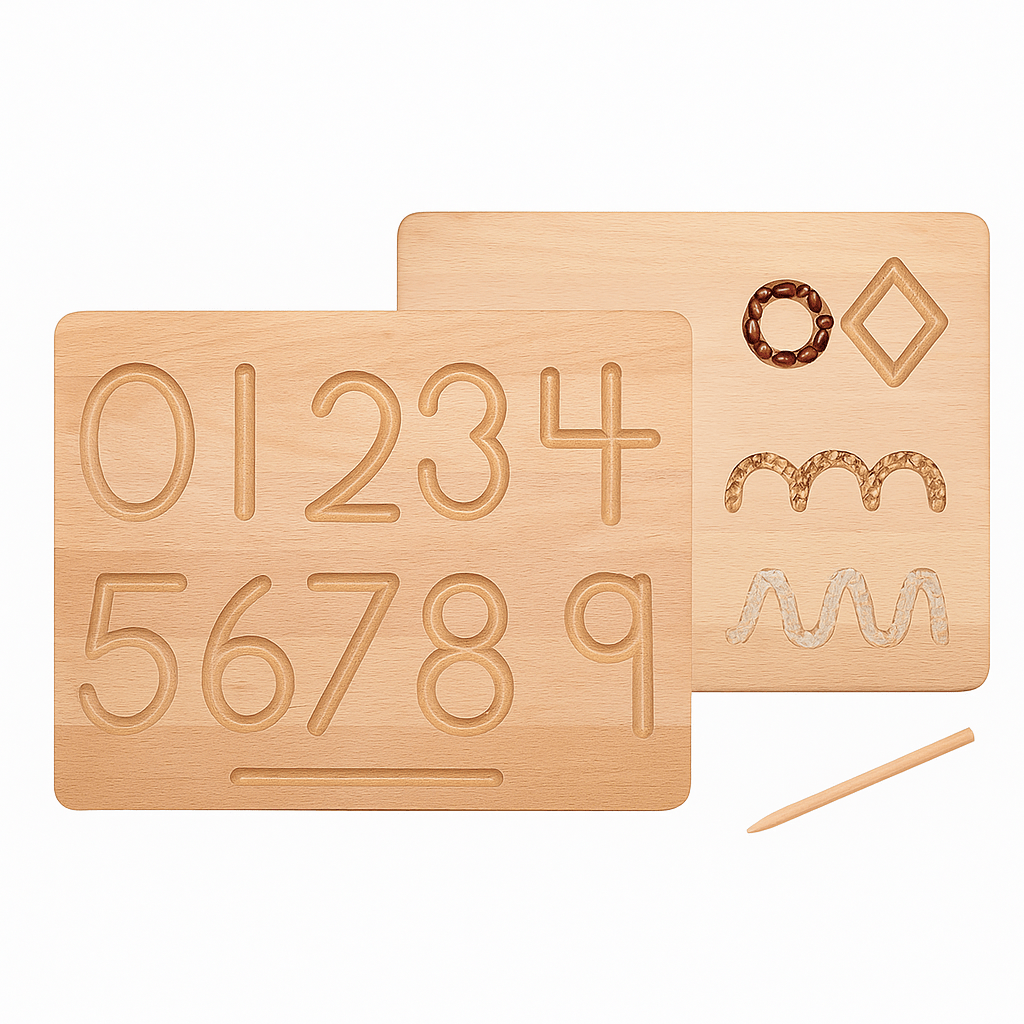 Jeu montessori - Chiffres et lettres