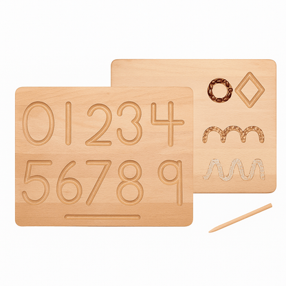 Jeu montessori - Chiffres et lettres