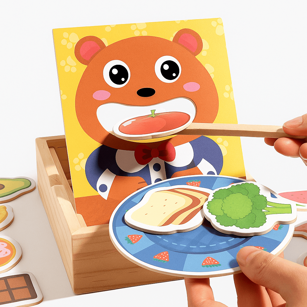 Jeu montessori - Apprends à manger - Mon Cocon