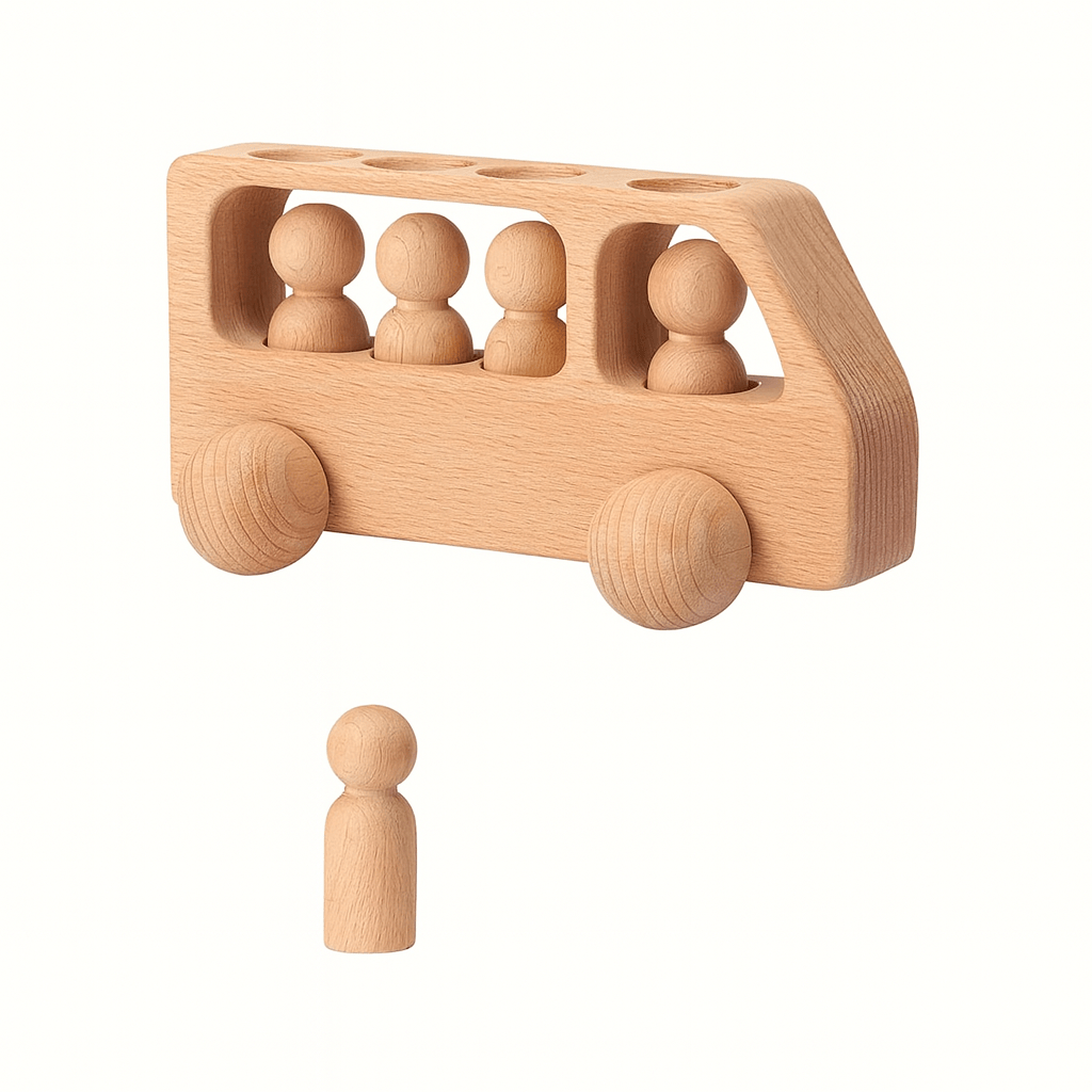 Jeu montessori - Train + pièces - Mon Cocon