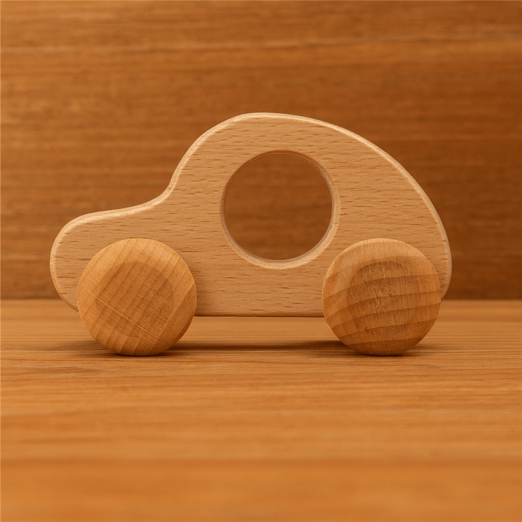 Jeu montessori - Voiture en bois
