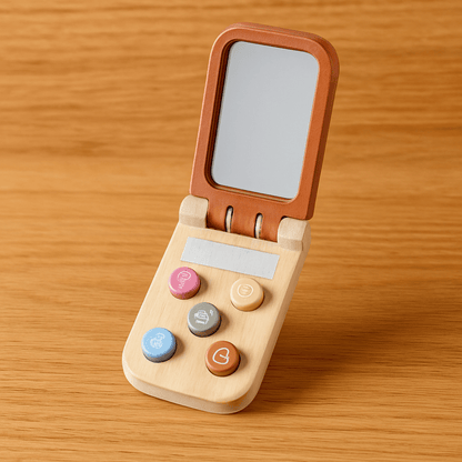 Jeu montessori - Téléphone en bois