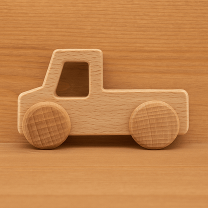 Jeu montessori - Camion en bois