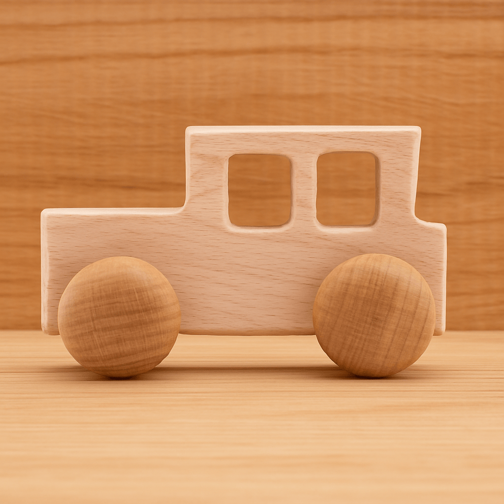 Jeu montessori - Locomotive en bois