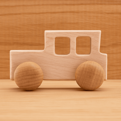 Jeu montessori - Locomotive en bois