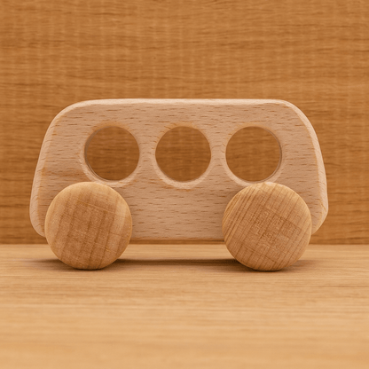 Jeu montessori - Bus en bois - Mon Cocon
