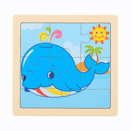 Jeu montessori - Puzzle découverte du monde - Mon Cocon