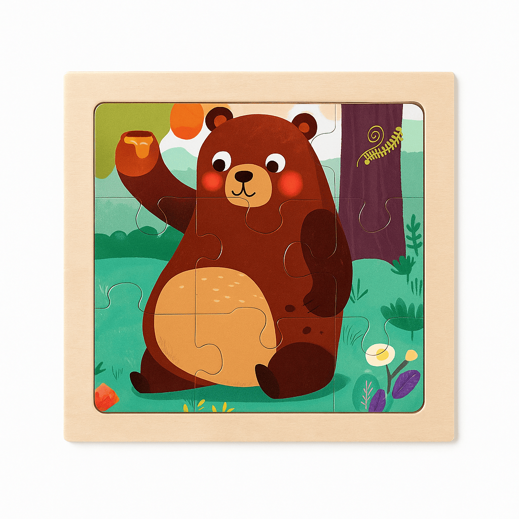 Jeu montessori - Puzzle découverte du monde - Mon Cocon