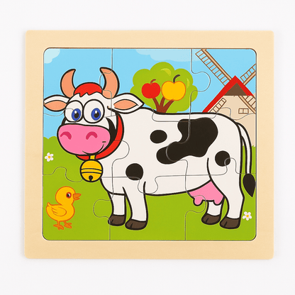Jeu montessori - Puzzle découverte du monde - Mon Cocon