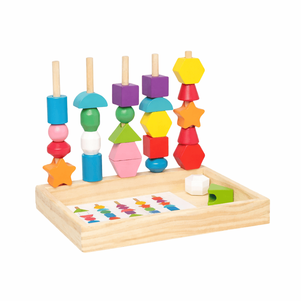 Jeu de Perles à Empiler Montessori - Mon Cocon