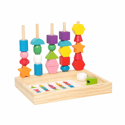 Jeu de Perles à Empiler Montessori - Mon Cocon