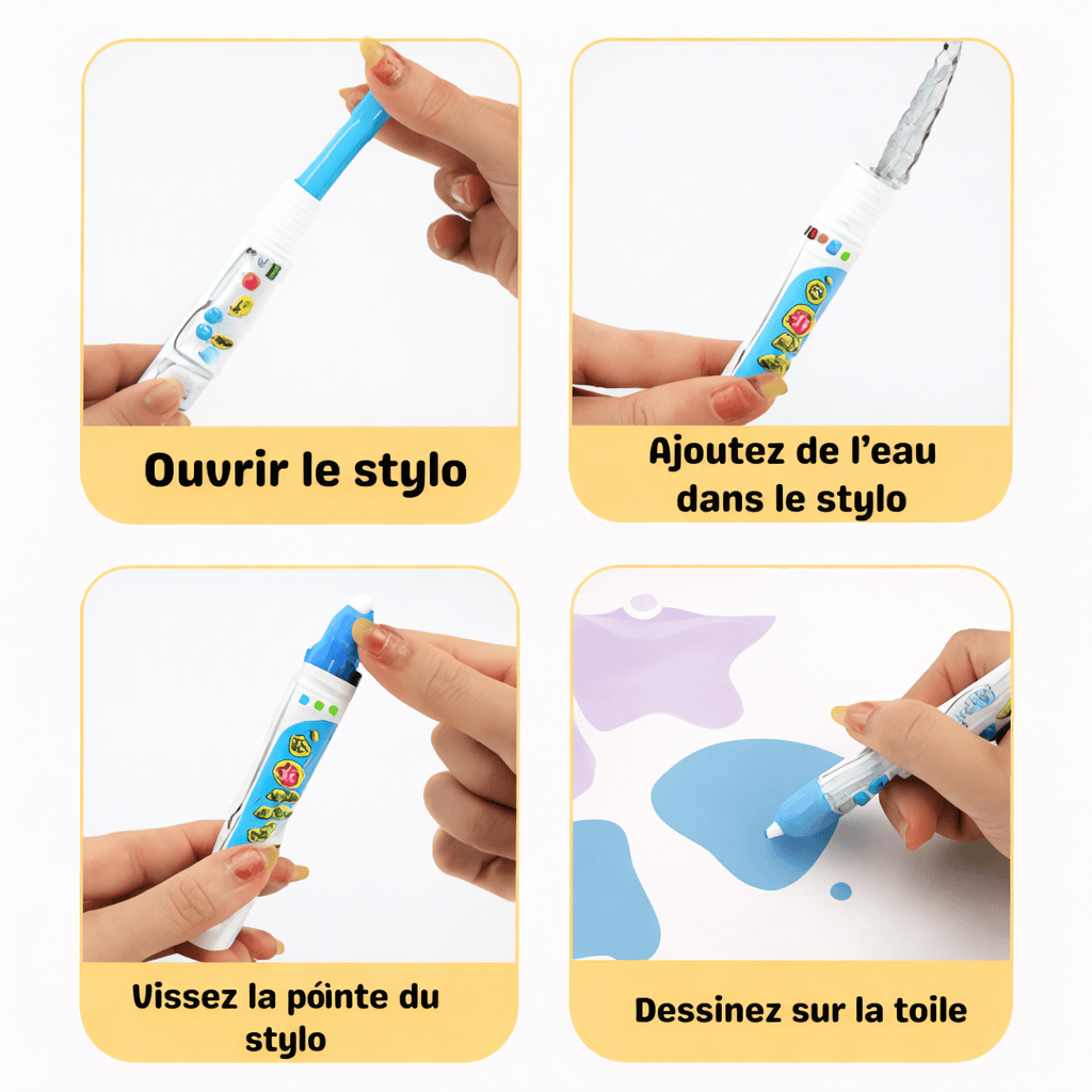 Tapis d'éveil - Créativité libre à l'eau