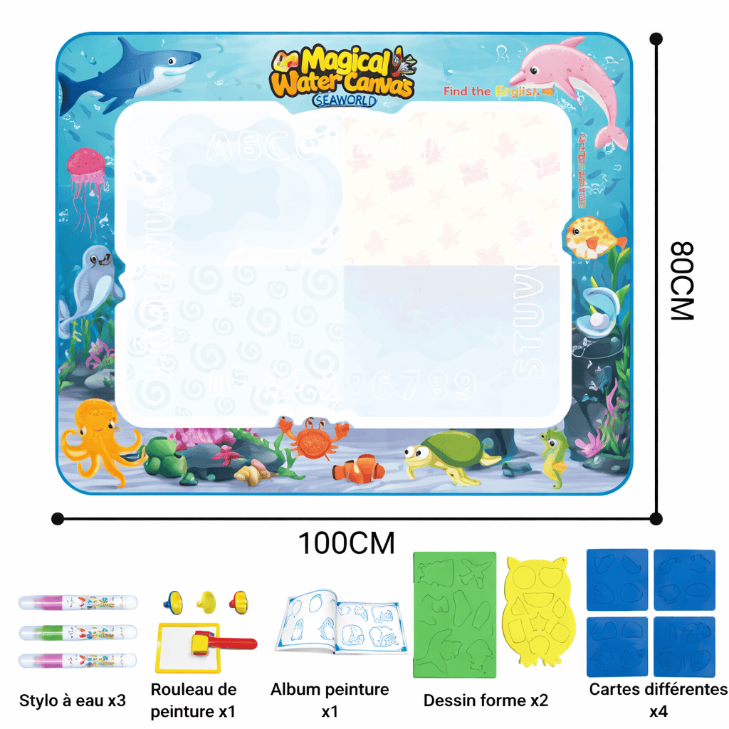 Tapis d'éveil - Créativité libre à l'eau