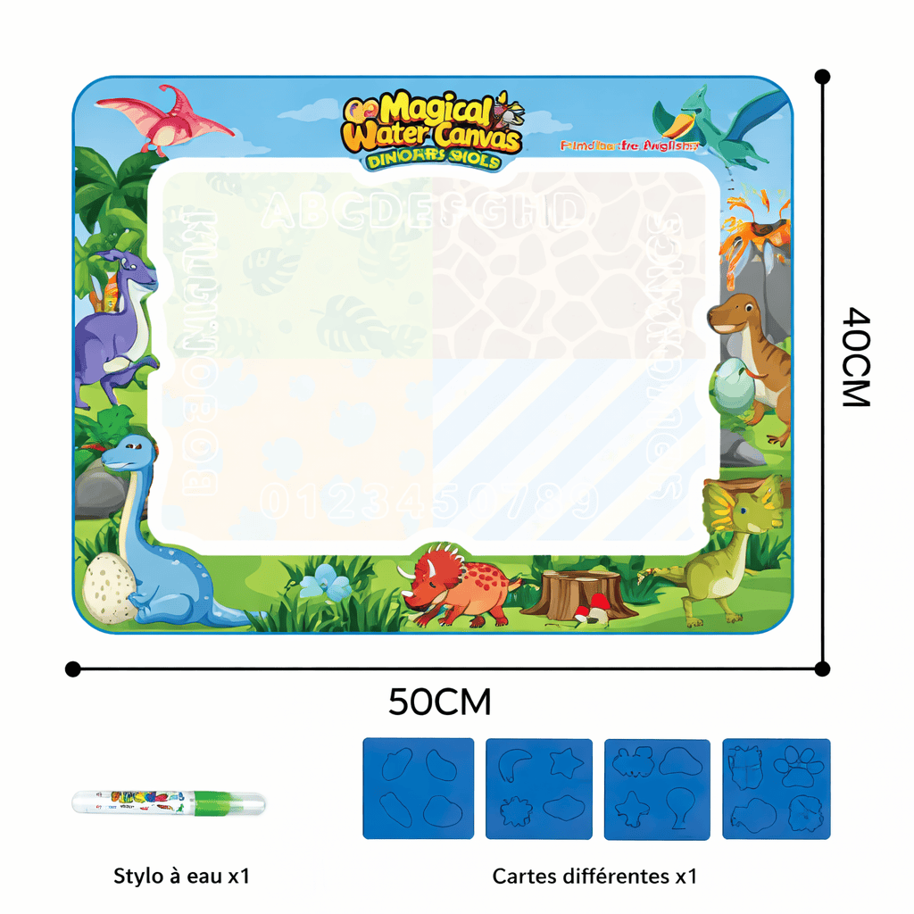 Tapis d'éveil - Créativité libre à l'eau