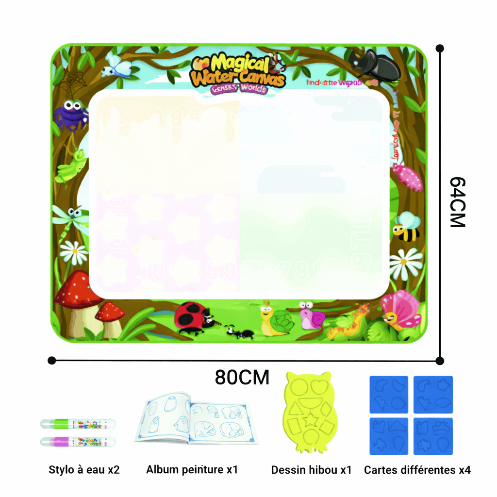 Tapis d'éveil - Créativité libre à l'eau