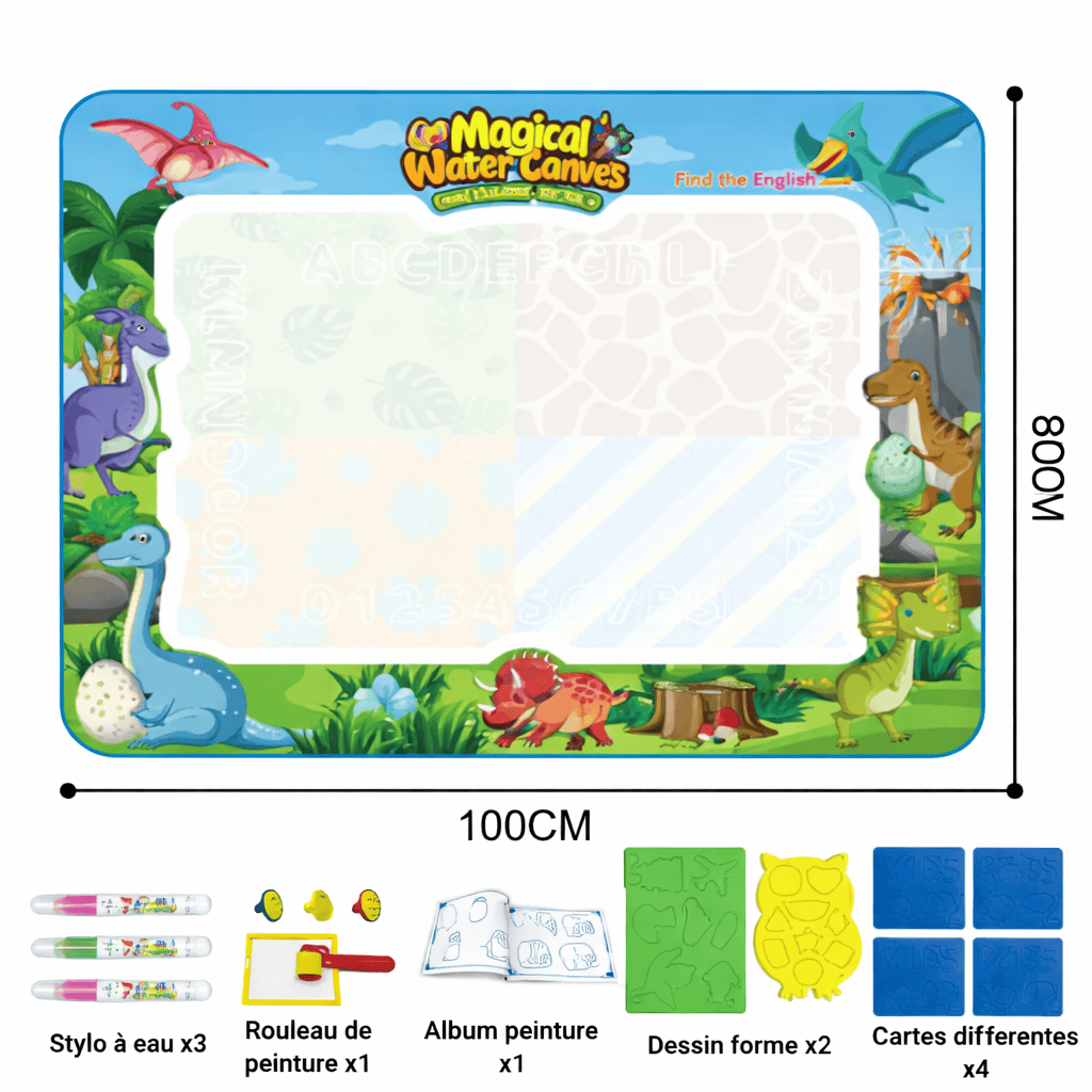 Tapis d'éveil - Créativité libre à l'eau