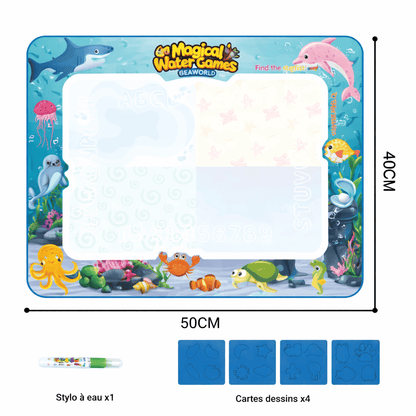 Tapis d'éveil - Créativité libre à l'eau