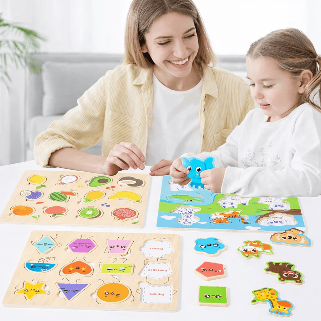 Jeu montessori - Puzzle découverte - Mon Cocon