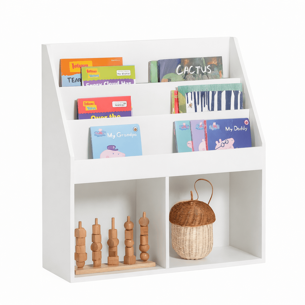Bibliothèque montessori - Ivoire et nature - Mon Cocon