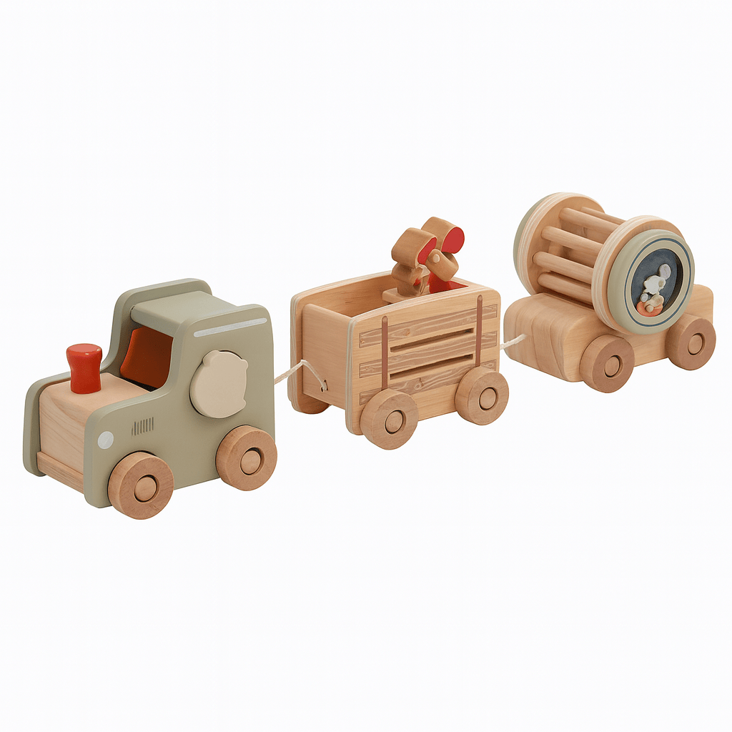 Jeu montessori - Train + pièces - Mon Cocon
