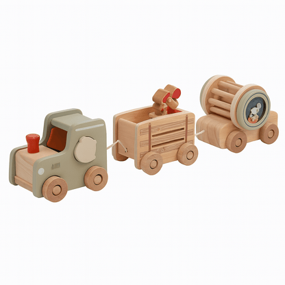 Jeu montessori - Train + pièces - Mon Cocon