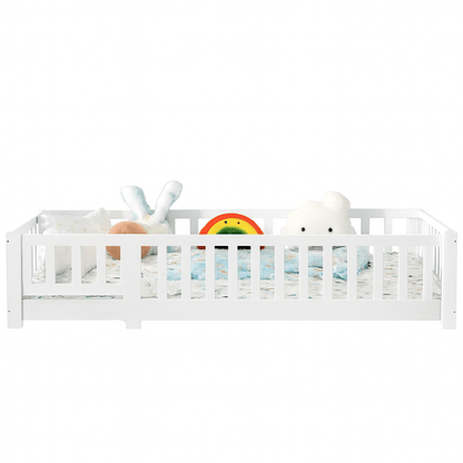 Lit bébé bois avec barrière - Mon Cocon