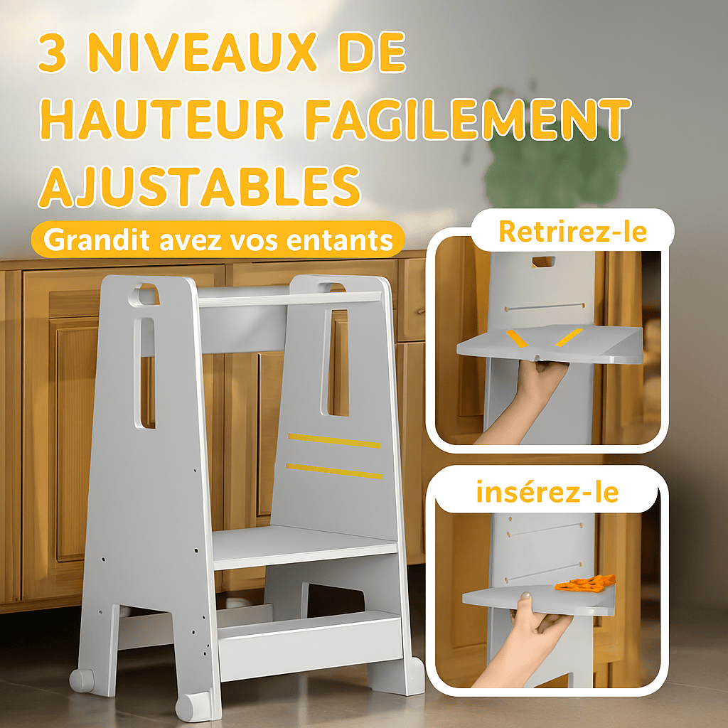 Tour d'observation pliable - En bois blanc - Mon Cocon