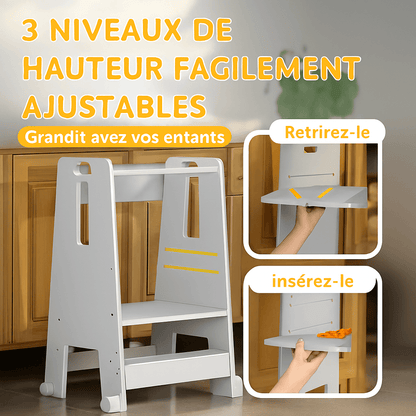 Tour d'observation pliable - En bois blanc - Mon Cocon