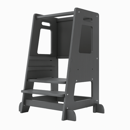 Tour d'observation - En bois noir avec ardoise