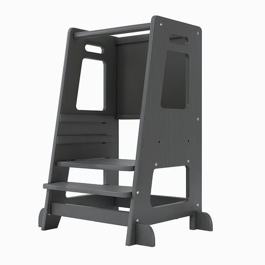 Tour d'observation - En bois noir avec ardoise