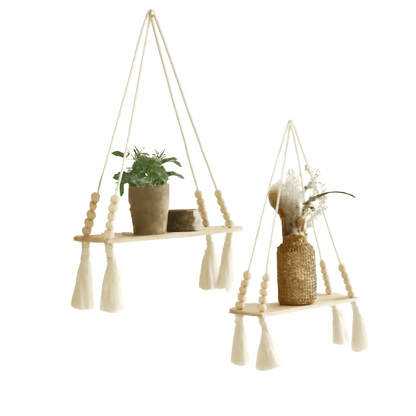Étagère - Suspendue en macramé - Mon Cocon