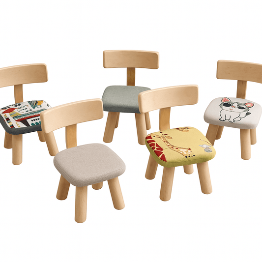 Chaise en bois - Avec mouse