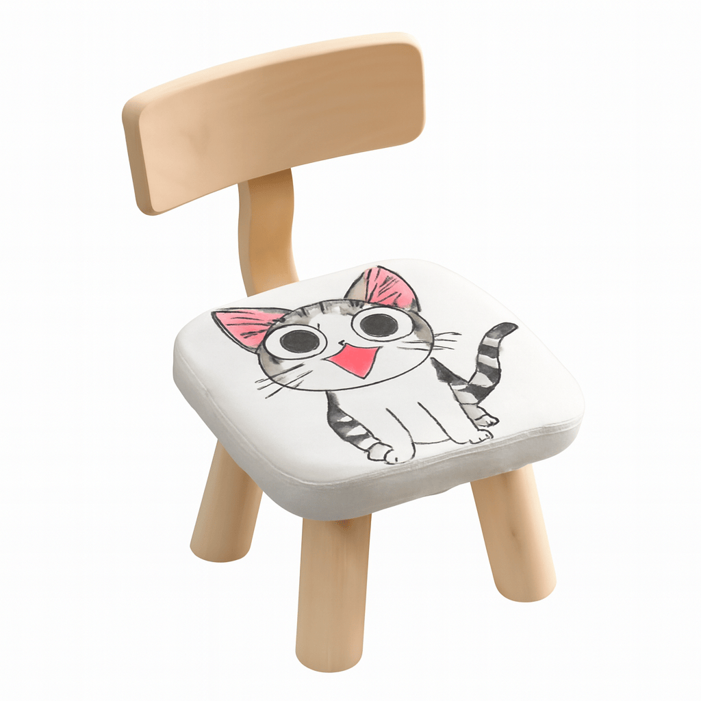 Chaise en bois - Avec mouse