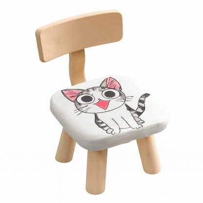 Chaise en bois - Avec mouse