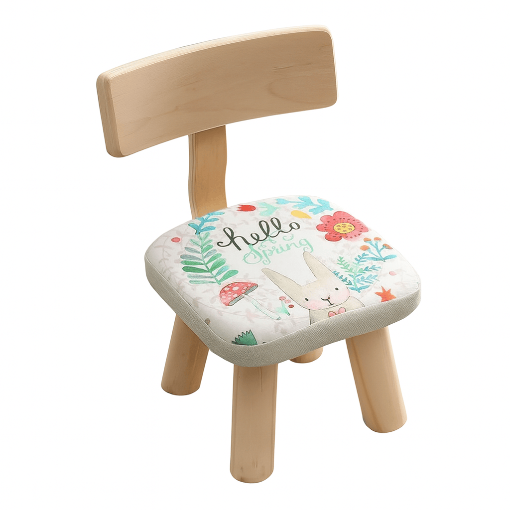 Chaise en bois - Avec mouse