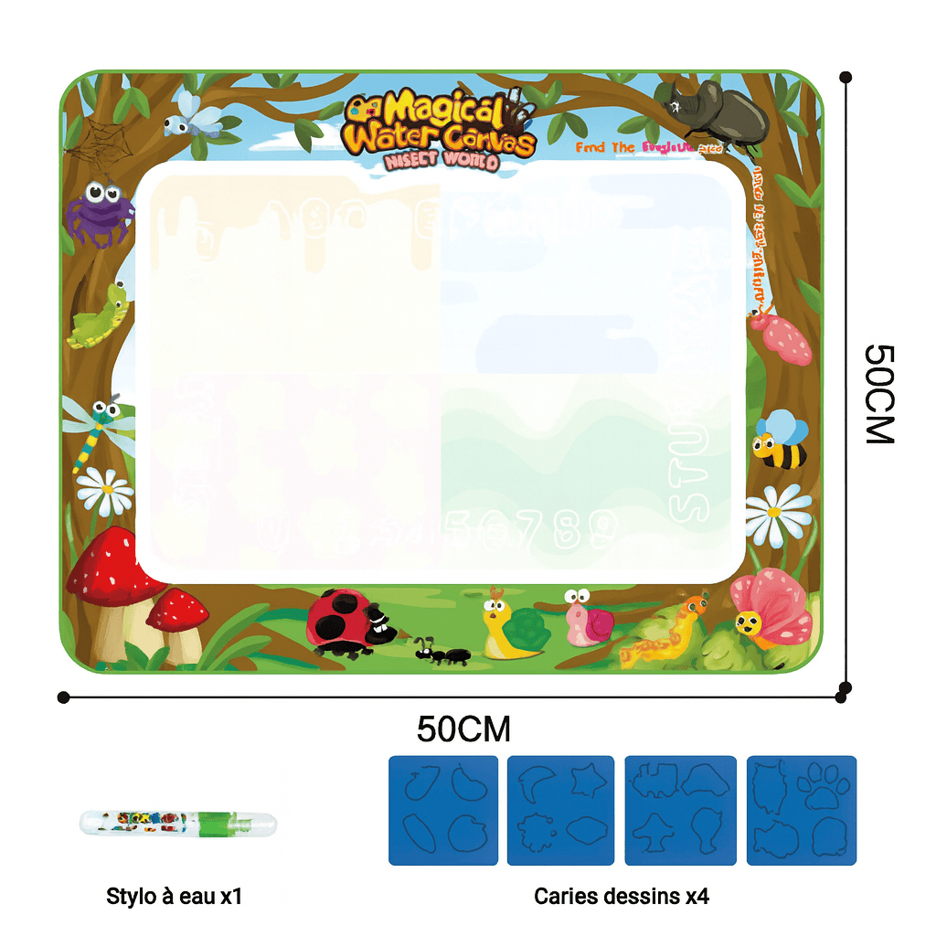 Tapis d'éveil - Créativité libre à l'eau