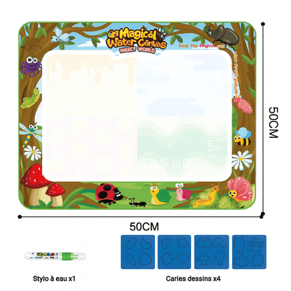 Tapis d'éveil - Créativité libre à l'eau