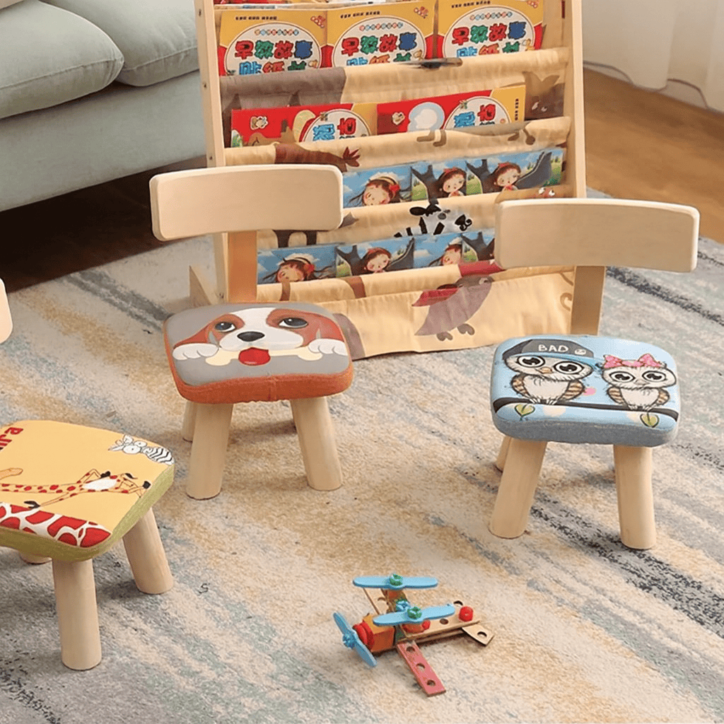 Chaise en bois - Avec mouse