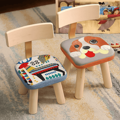 Chaise en bois - Avec mouse