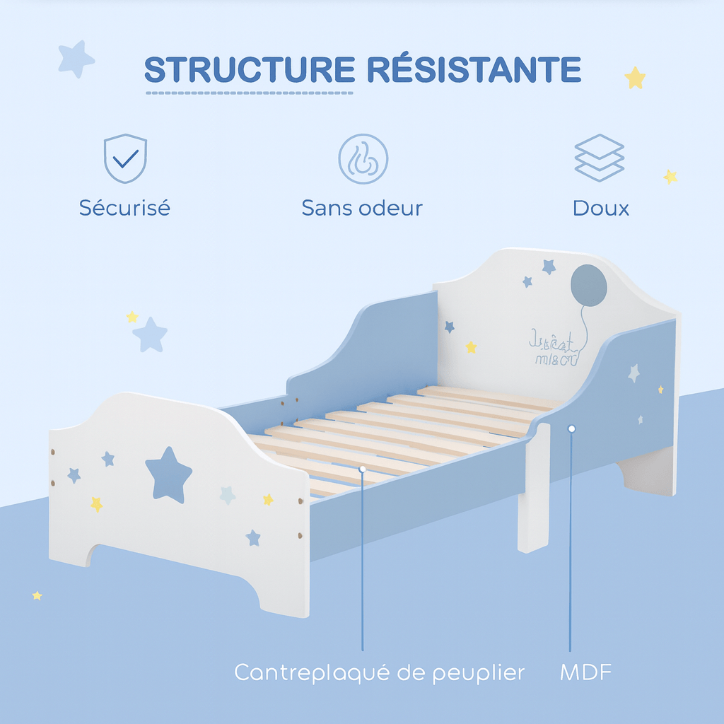 Lit enfant - Étoile